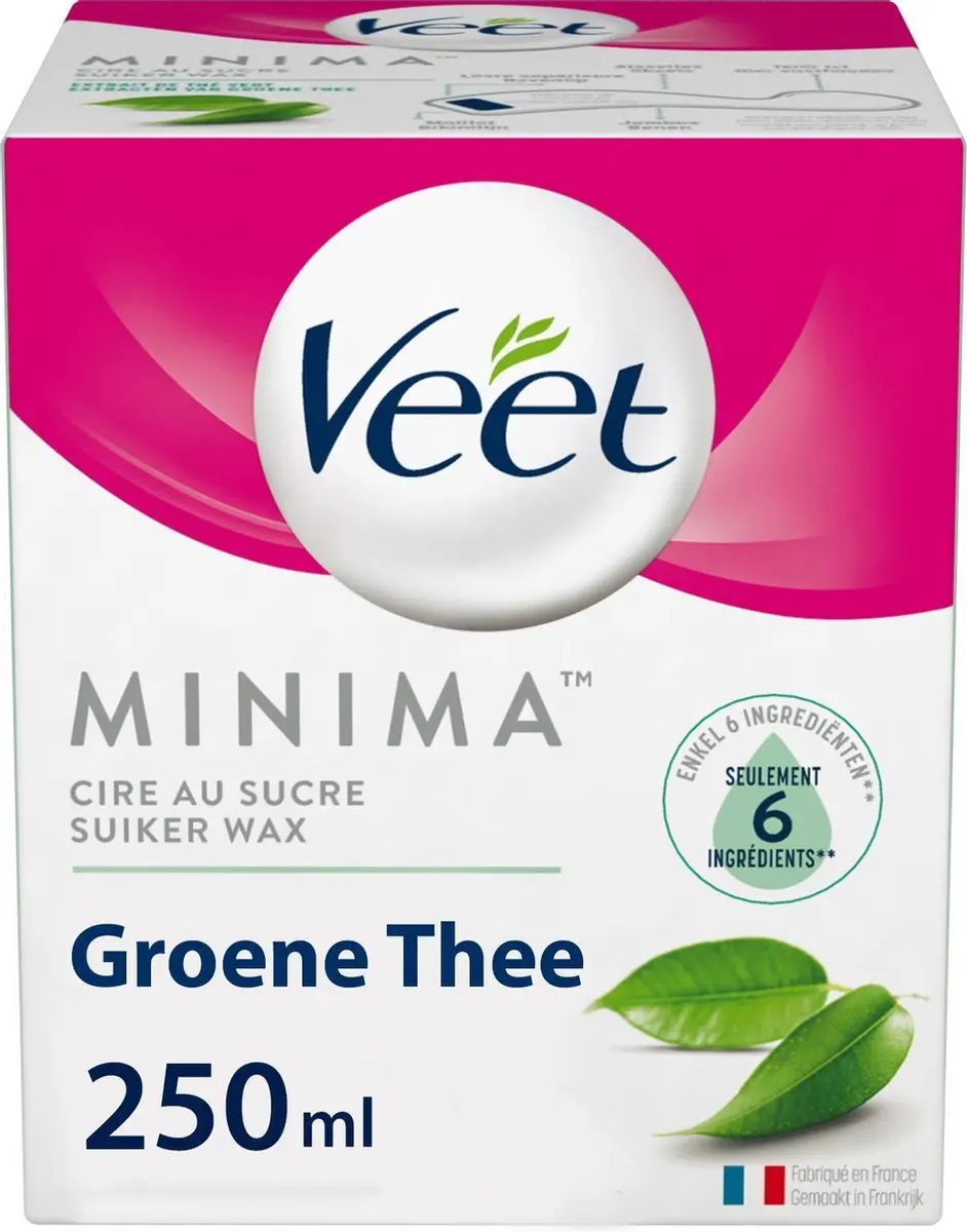 Veet Warme Wax Minima Groene Thee 250ml