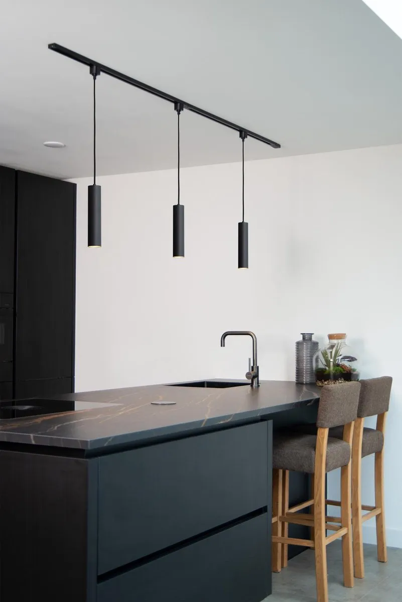 Lucide Track Floris Hanglamp GU10 - 50W - Zwart