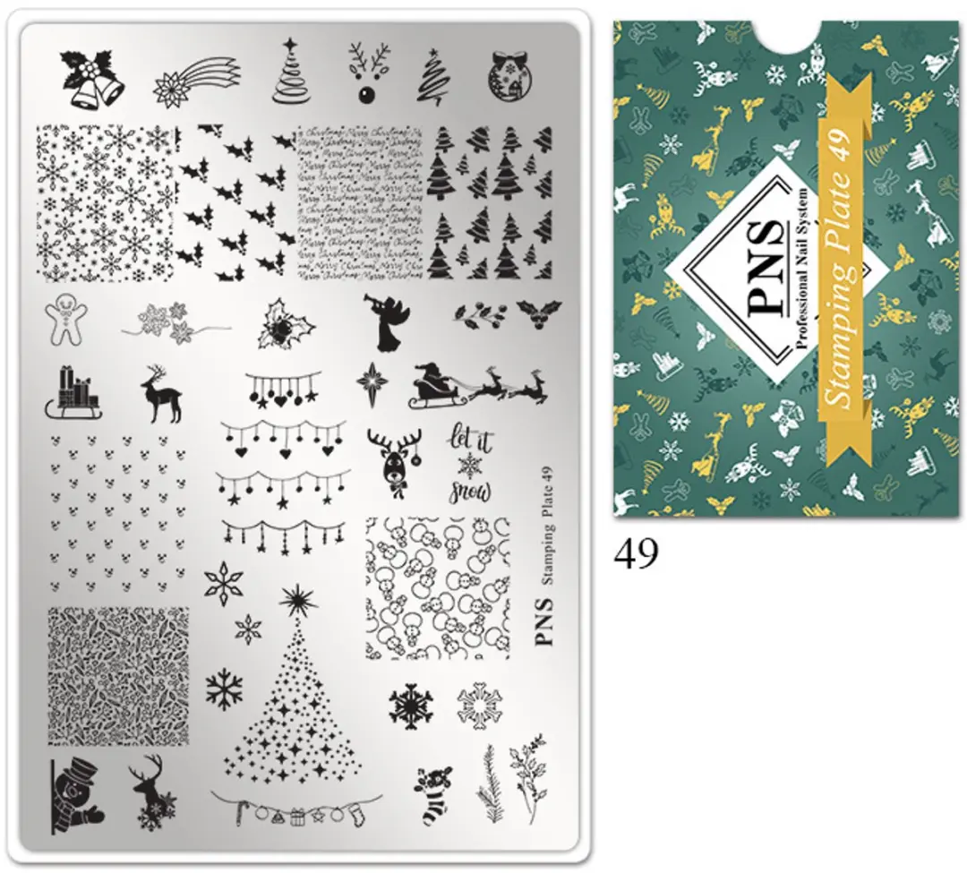 Korneliya PNS Stamping Plate 49 X-MAS