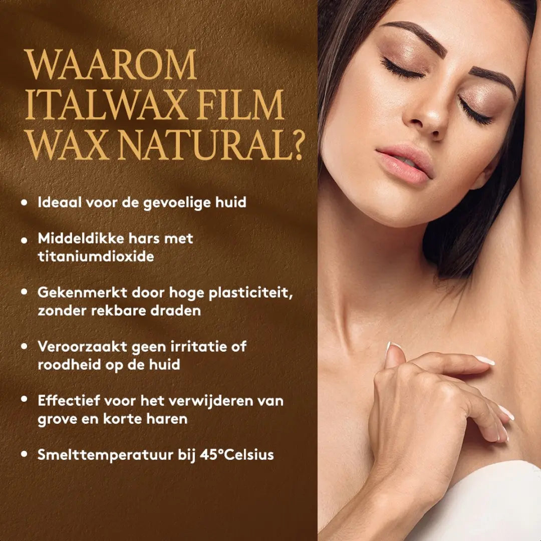 Italwax Film Wax Natural 1kg - Ontharingswas