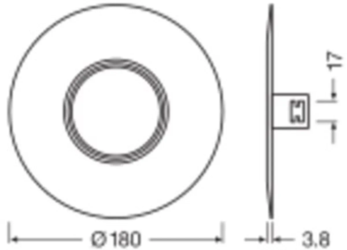 LEDVANCE Spot Ring 180mm Wit - afbeelding 2 van 3