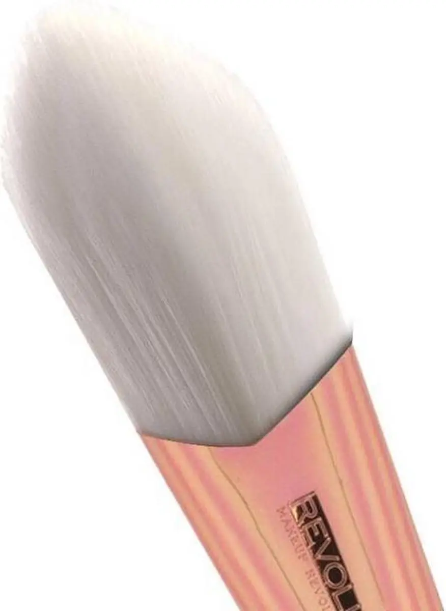 Makeup Revolution Ultra Metals Contour Brush - 1 Stuk - Rose goud/Wit