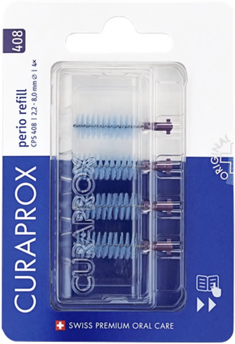 Curaprox Rager Perio Navul 408 - 4 Stuks