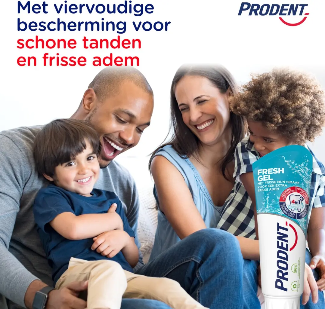 Prodent Fresh Gel Tandpasta - 12x75ml
