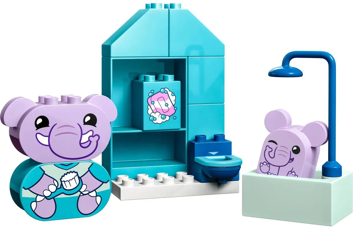 LEGO DUPLO Mijn Eerste Dagelijkse Gewoontes In Bad 10413 - 15 Stukken - afbeelding 6 van 6