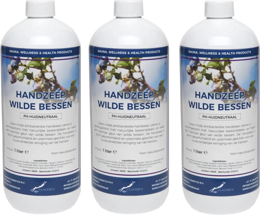 Splashbox Cosmetics Wilde Bessen Handzeep 1L