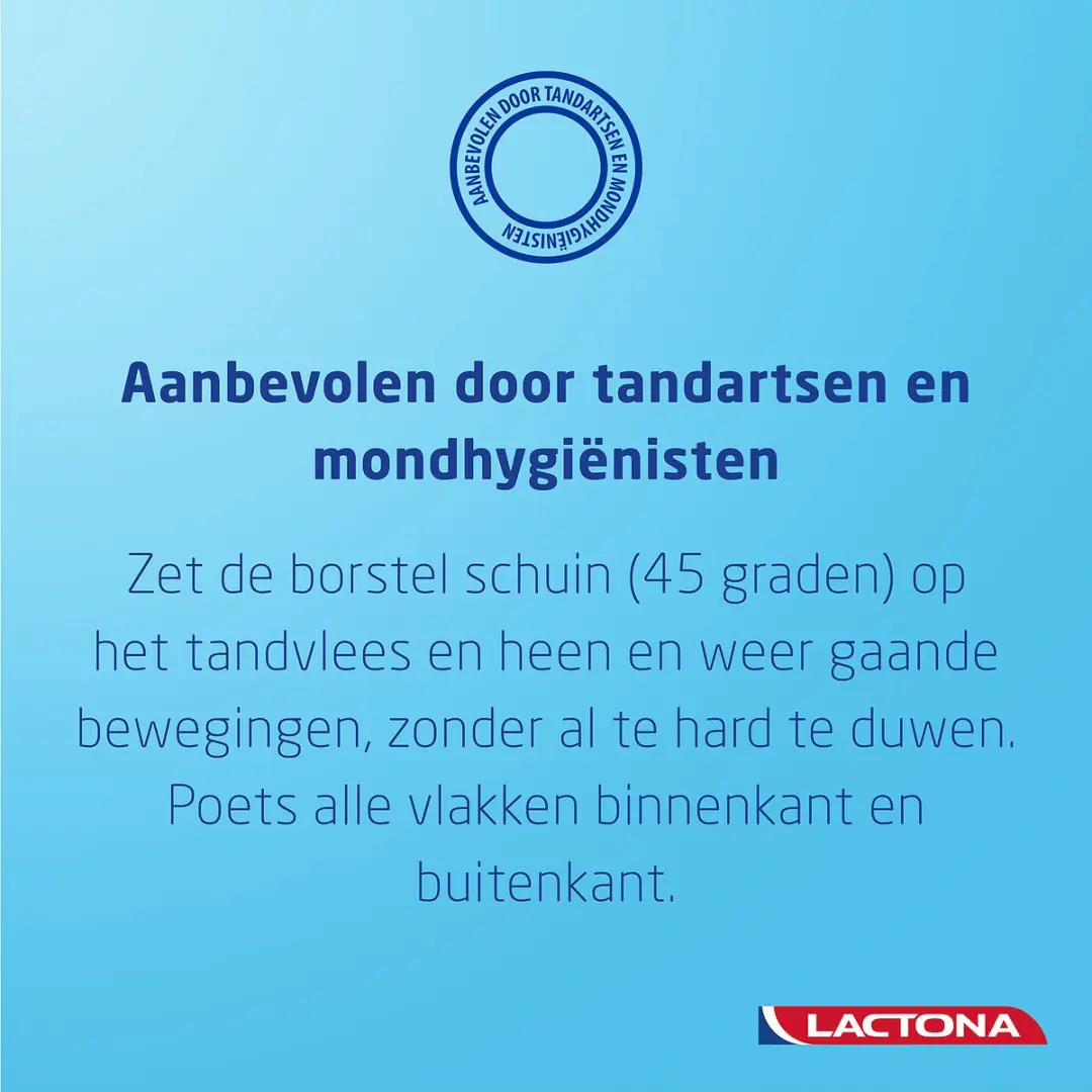 Lactona M40 Medium Tandenborstel - Blauw