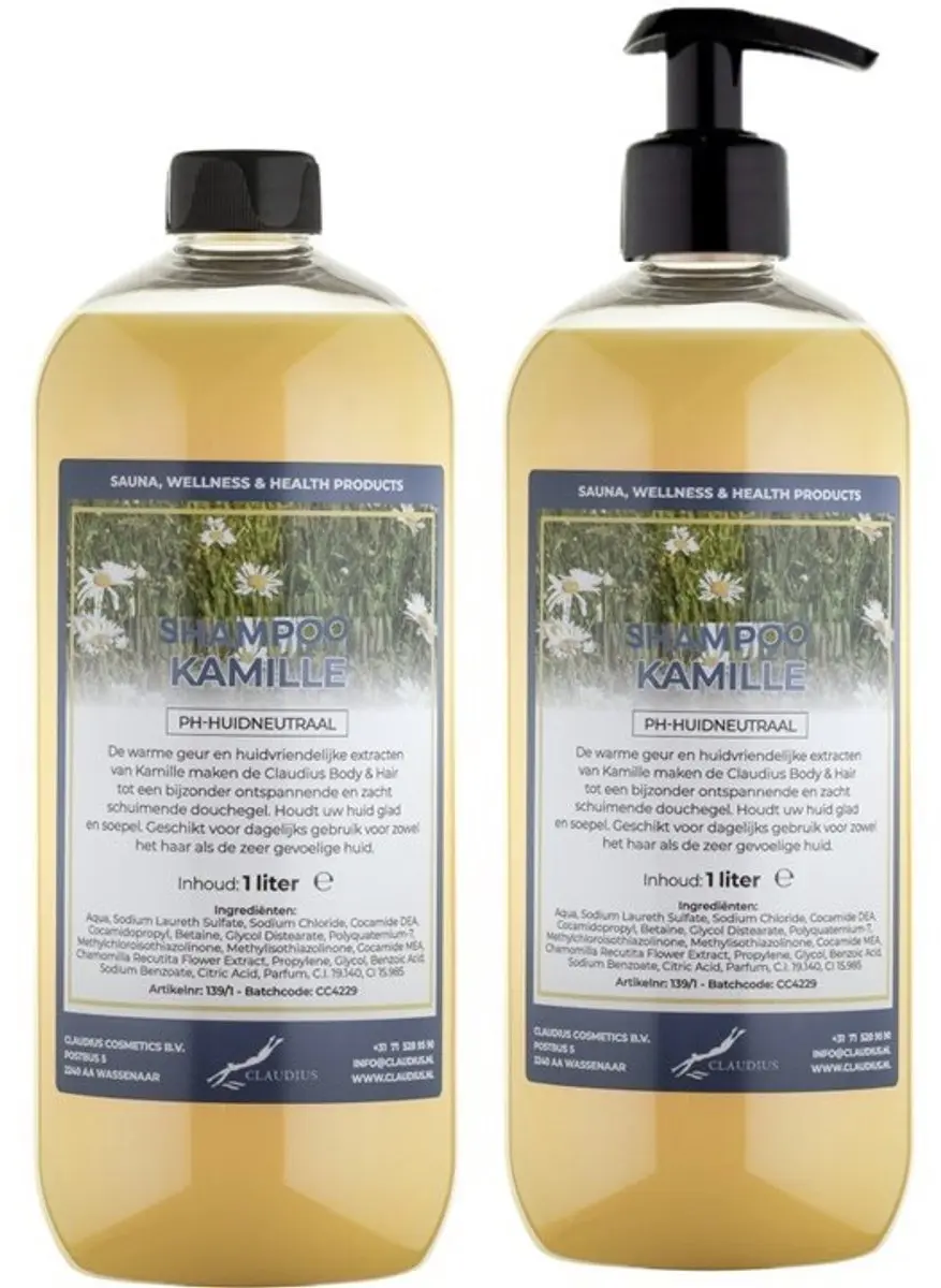 Splashbox Cosmetics Kamille Shampoo 1L