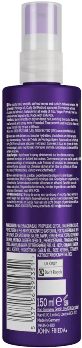 John Frieda Frizz Ease Dream Curls Spray 150ml