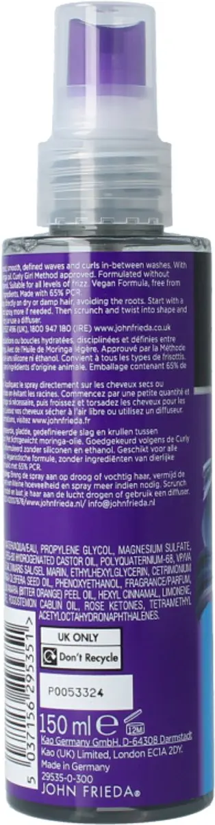 John Frieda Frizz Ease Dream Curls Spray 150ml