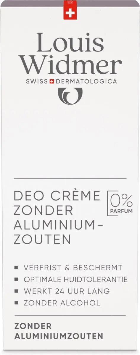 Louis Widmer Parfumvrije Deodorantcrème 40ml