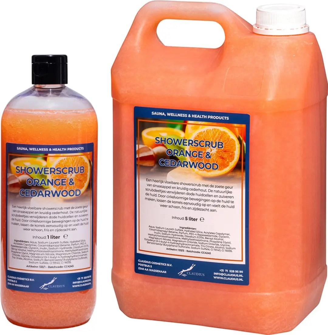 Splashbox Cosmetics Showerscrub Sweet Orange & Cedarwood