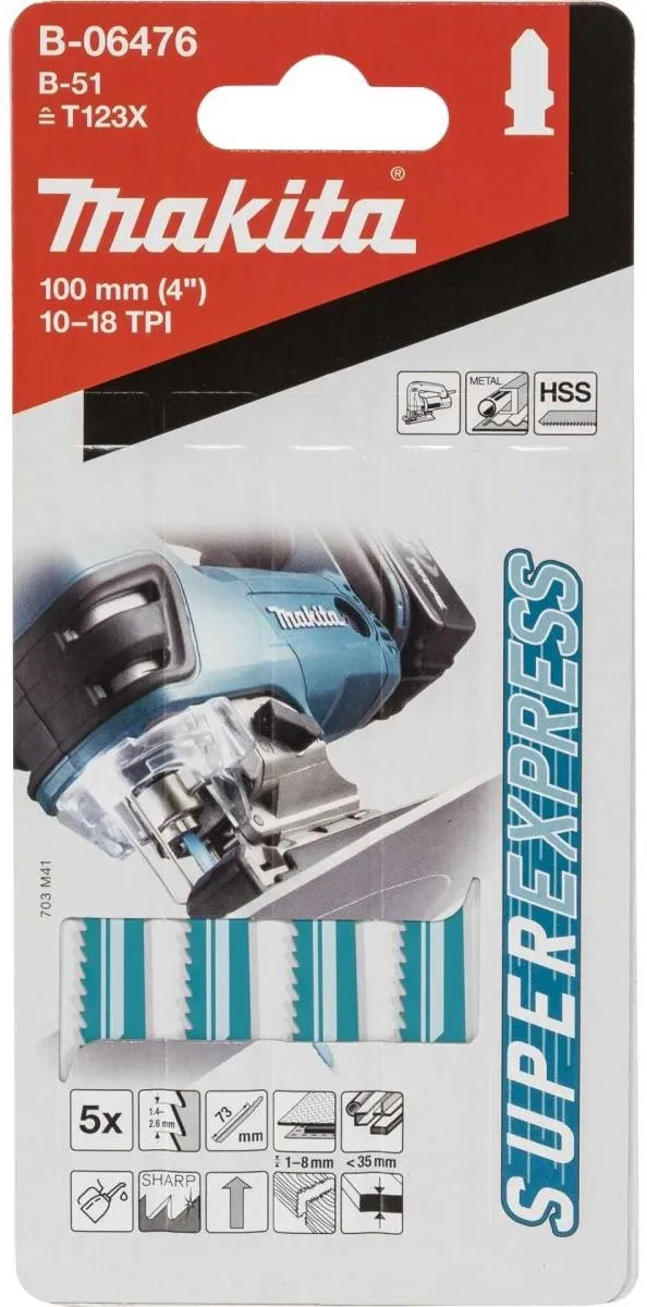 Makita TA123X Decoupeerzaagblad - 1 Stuk