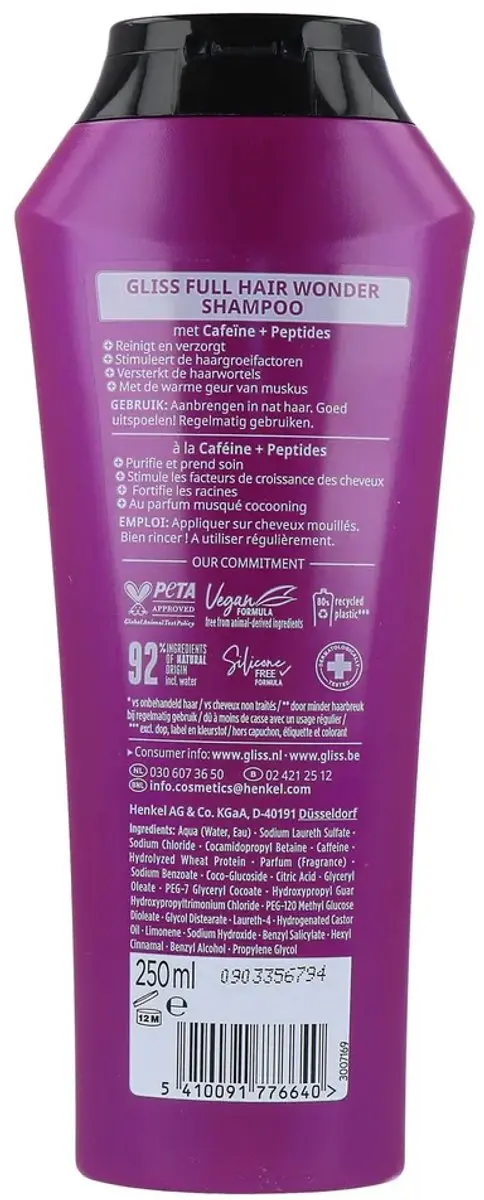 Gliss Shampoo Full Hair Wonder 250ml