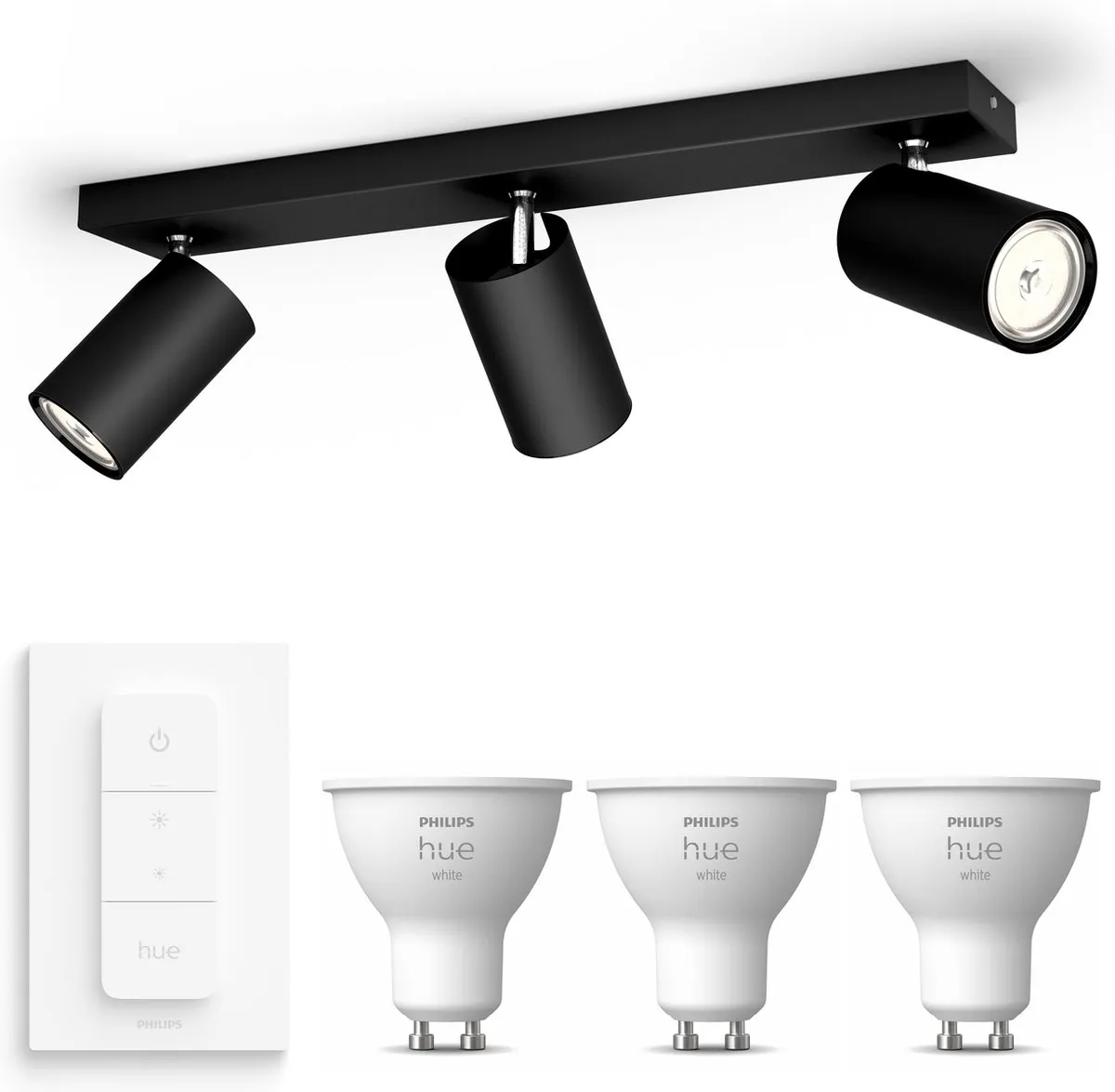 Philips Hue Kosipo Opbouwspot Zwart