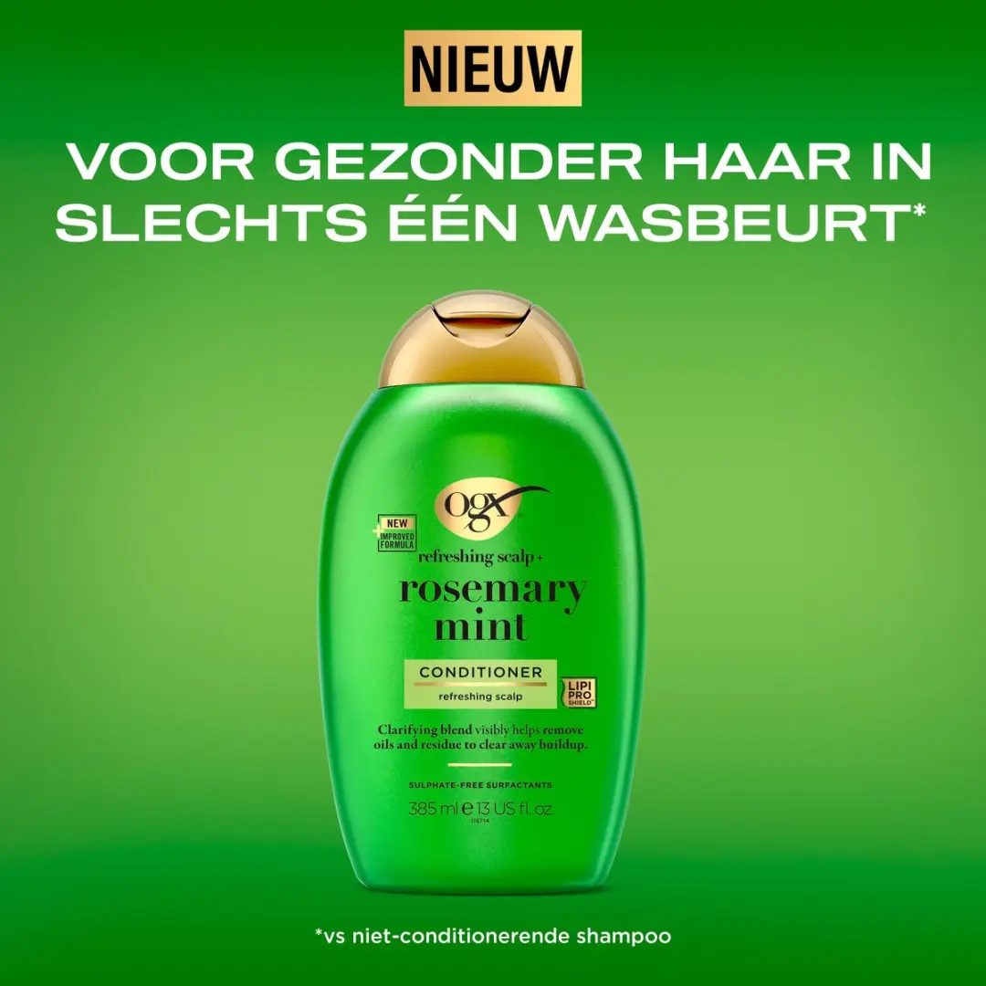 OGX Rosemary Mint Conditioner 6x385ml - Sulfaatvrij