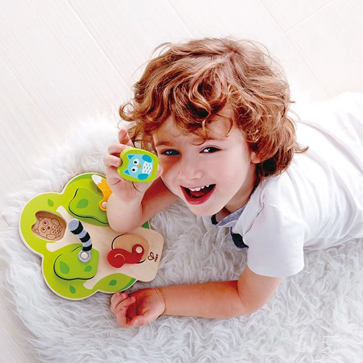 Hape Who's In The Tree Junior Vormenpuzzel 4 Stuks - Multicolor