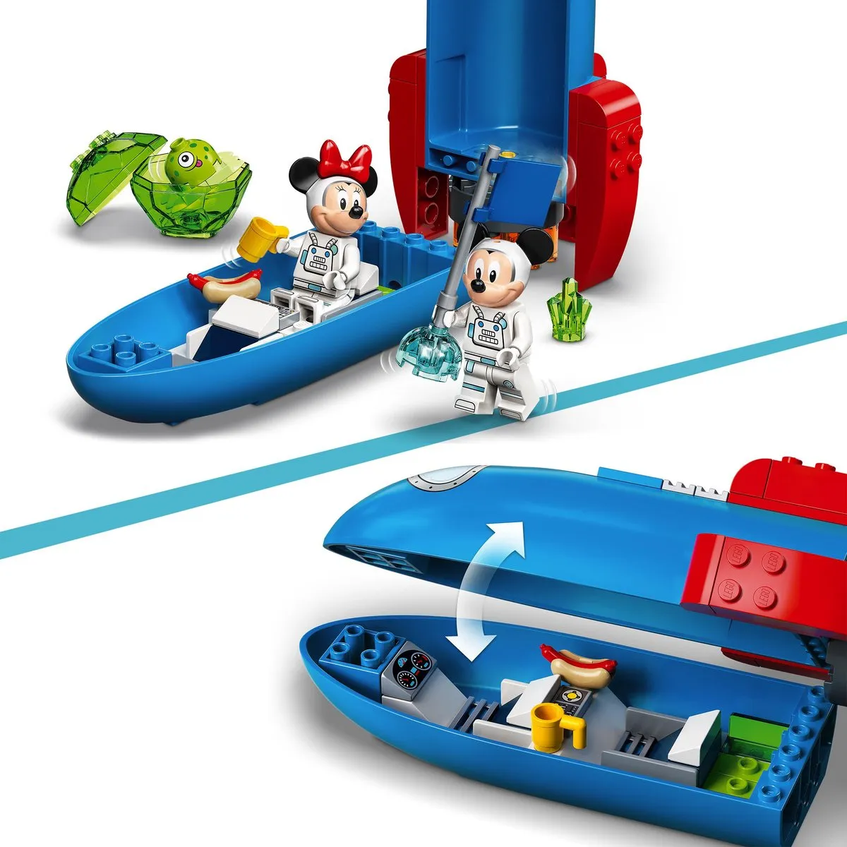 LEGO Disney Mickey Mouse & Minnie Mouse Ruimteraket 10774 - 88 Stukken