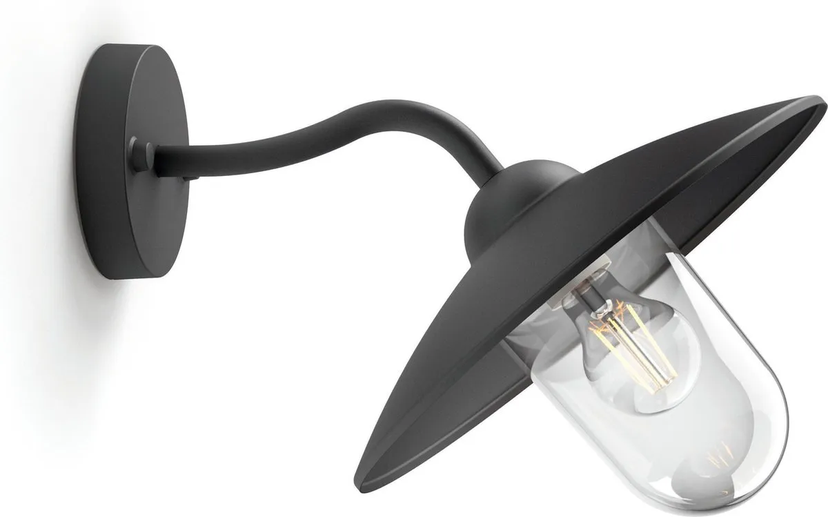 Philips Hue Hammock Wandlamp E27 - Warmwit 7W - Zwart