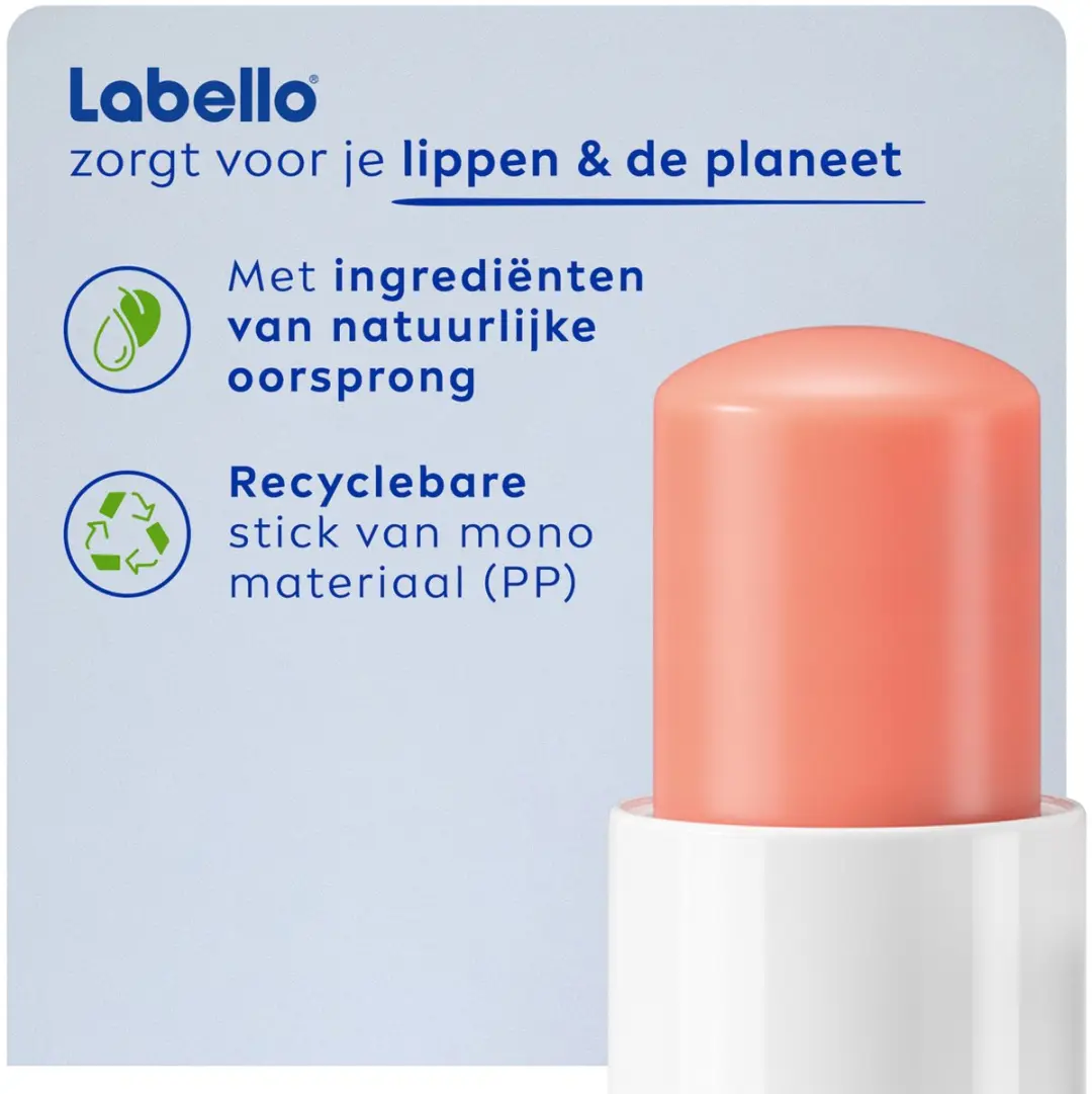 Labello Peach Shine Lippenbalsem - 12 Stuks