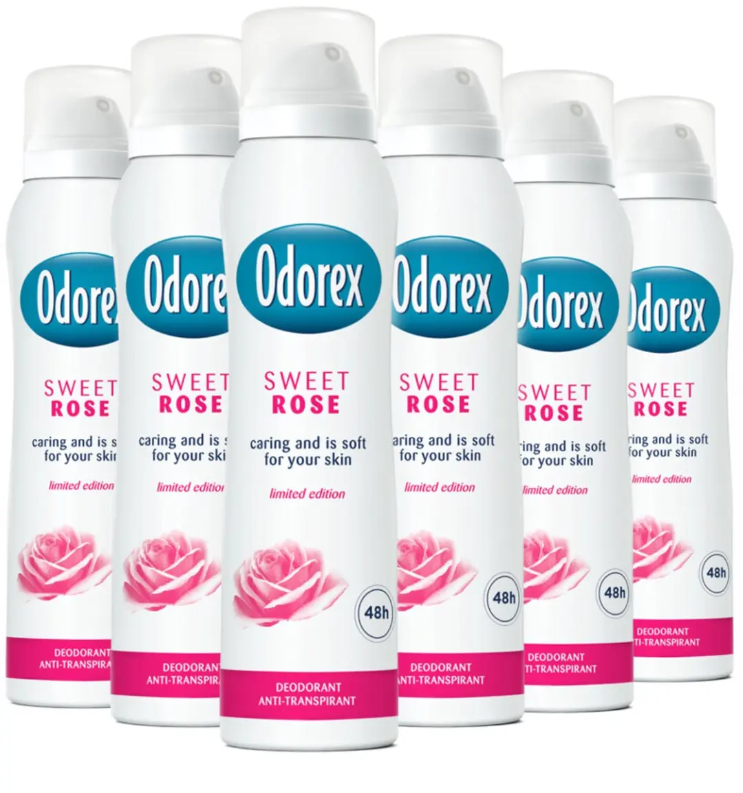 Odorex Sweet Rose Deodorant Spray 150ml