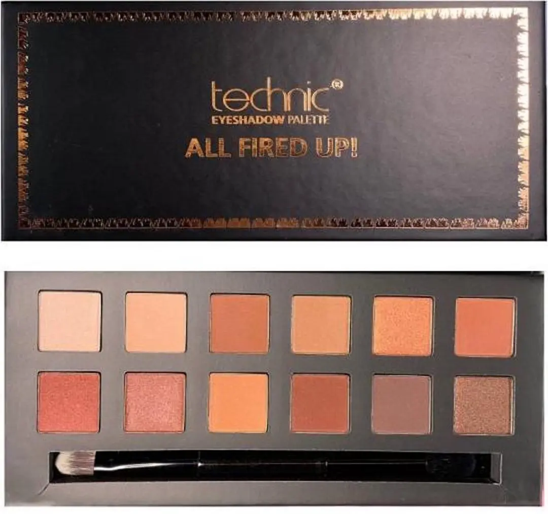 Technic Oogschaduw Palette All Fired Up - 12 Kleuren