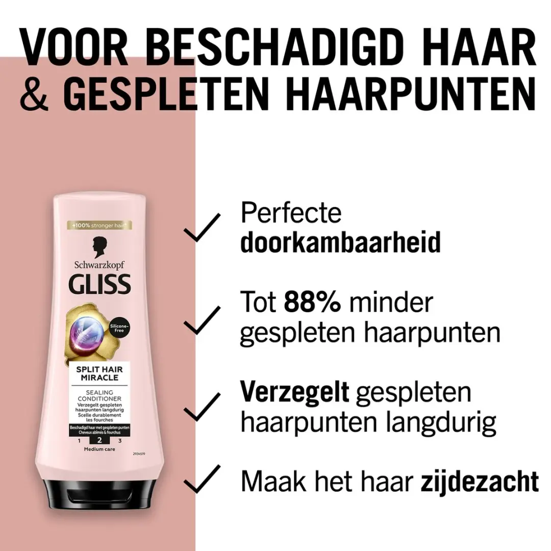 Gliss Split Hair Miracle Conditioner 6x200ml