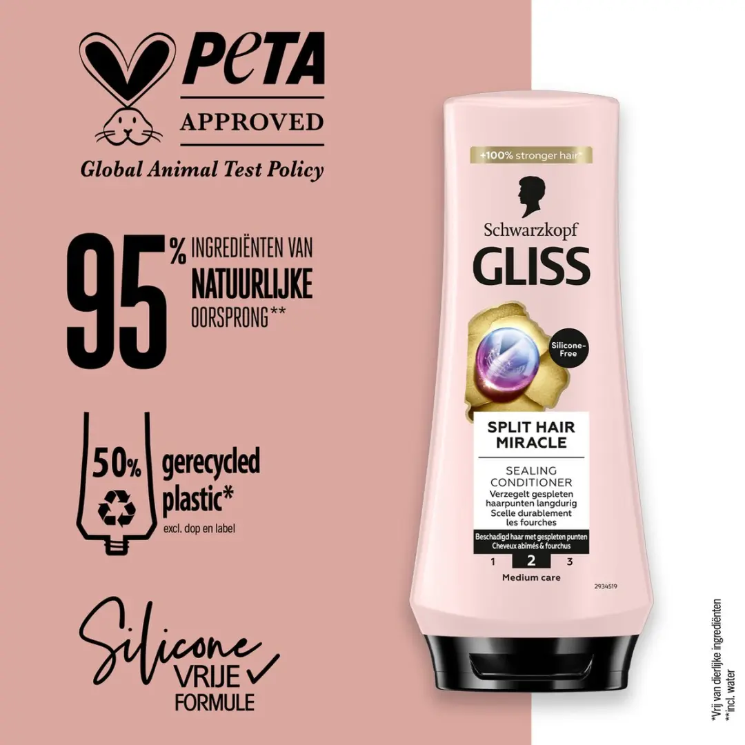 Gliss Split Hair Miracle Conditioner 6x200ml