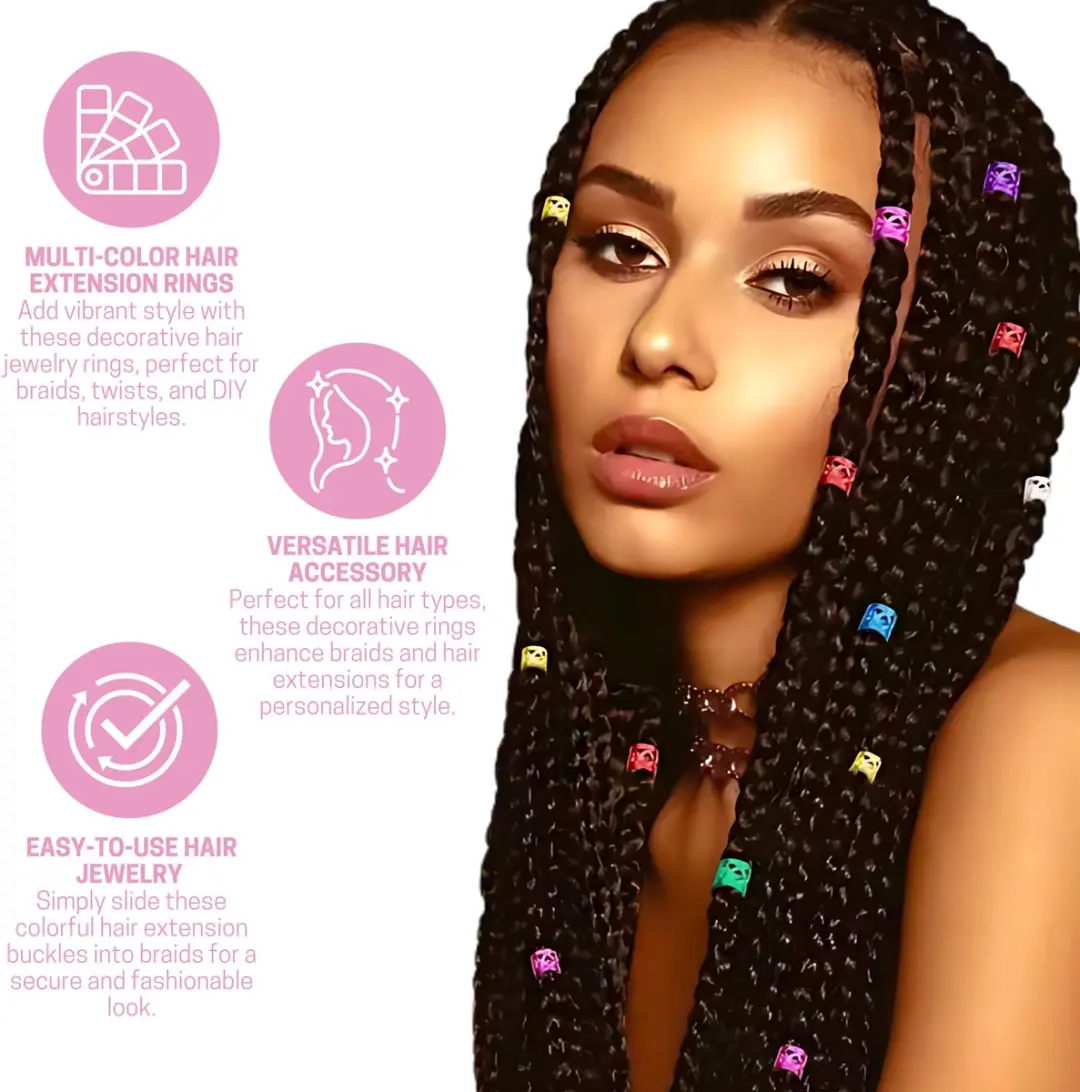 Guardian Beauty Haarringen Vlecht & Dreadlockset - Meerkleurig