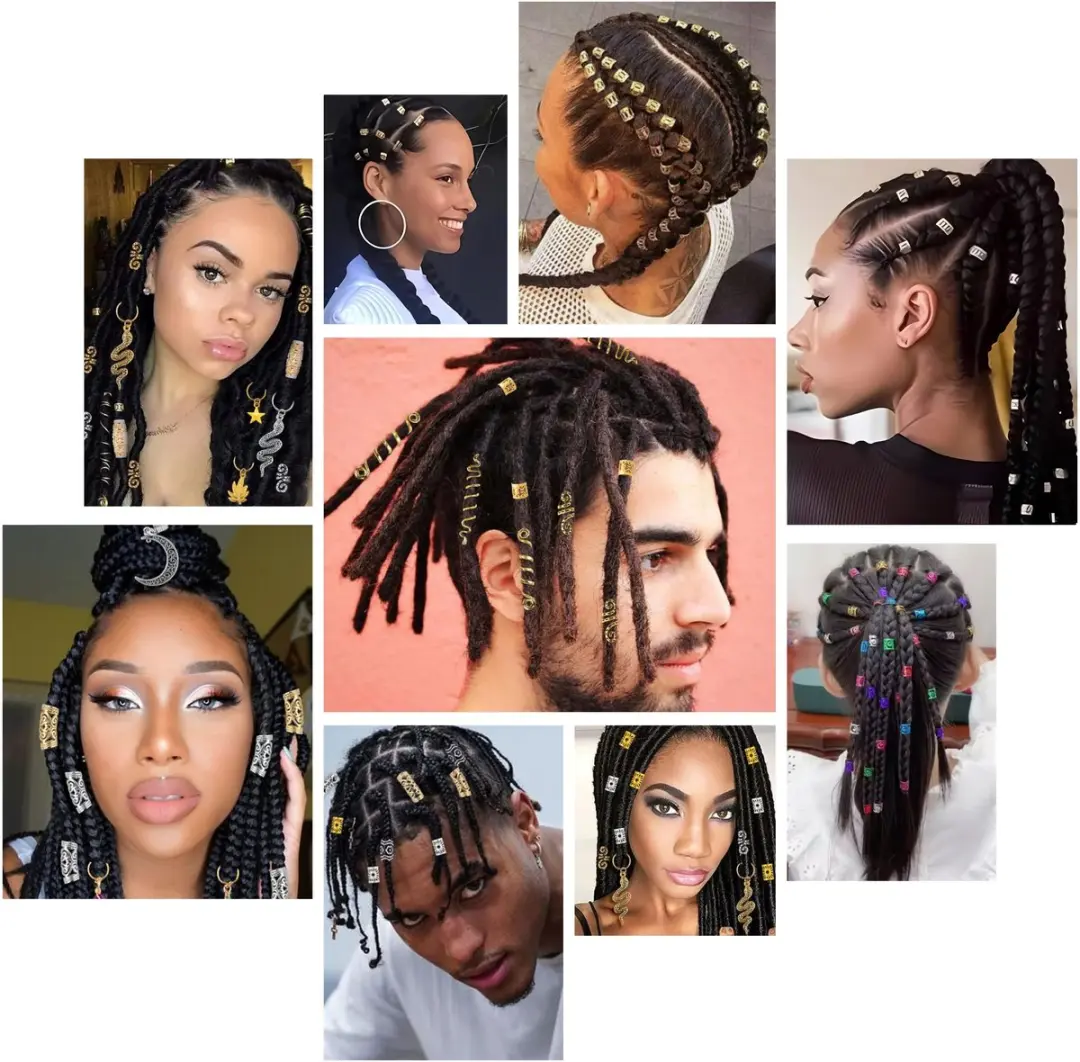Guardian Beauty Haarringen Vlecht & Dreadlockset - Meerkleurig