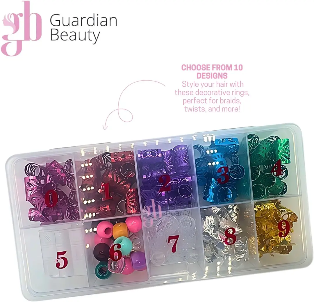 Guardian Beauty Haarringen Vlecht & Dreadlockset - Meerkleurig