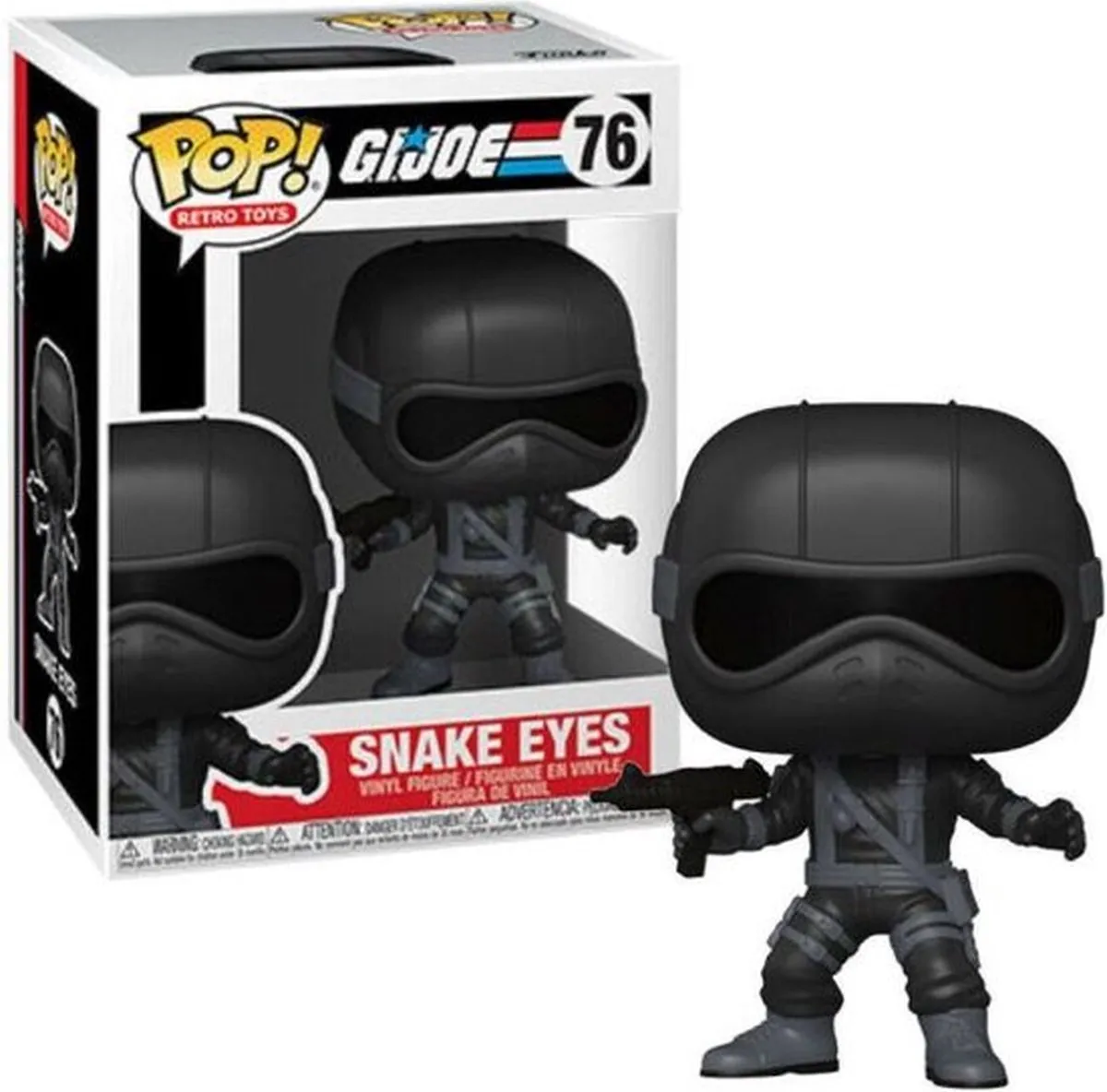 Funko G.I. Joe POP! Snake Eyes 55785 - Verzamelfiguur 9cm Grijs
