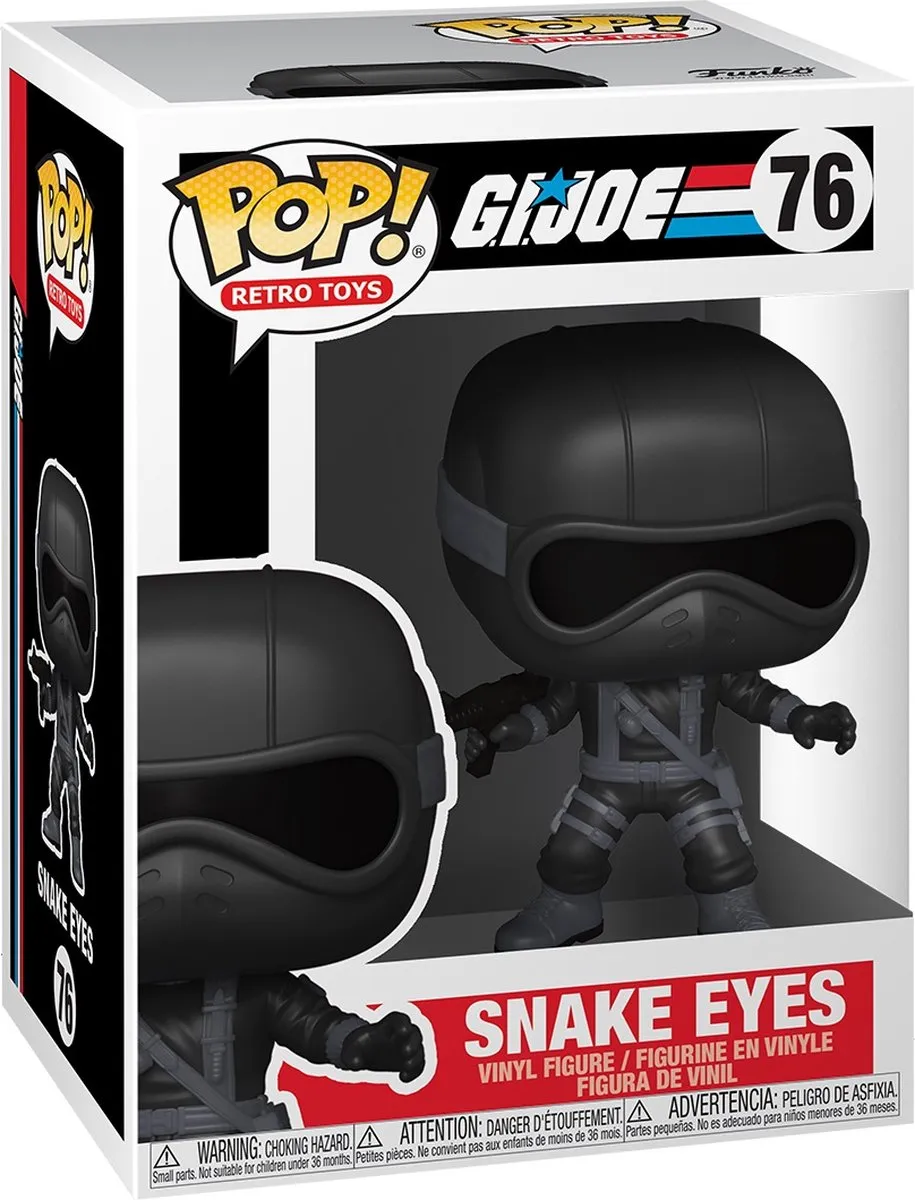 Funko G.I. Joe POP! Snake Eyes 55785 - Verzamelfiguur 9cm Grijs