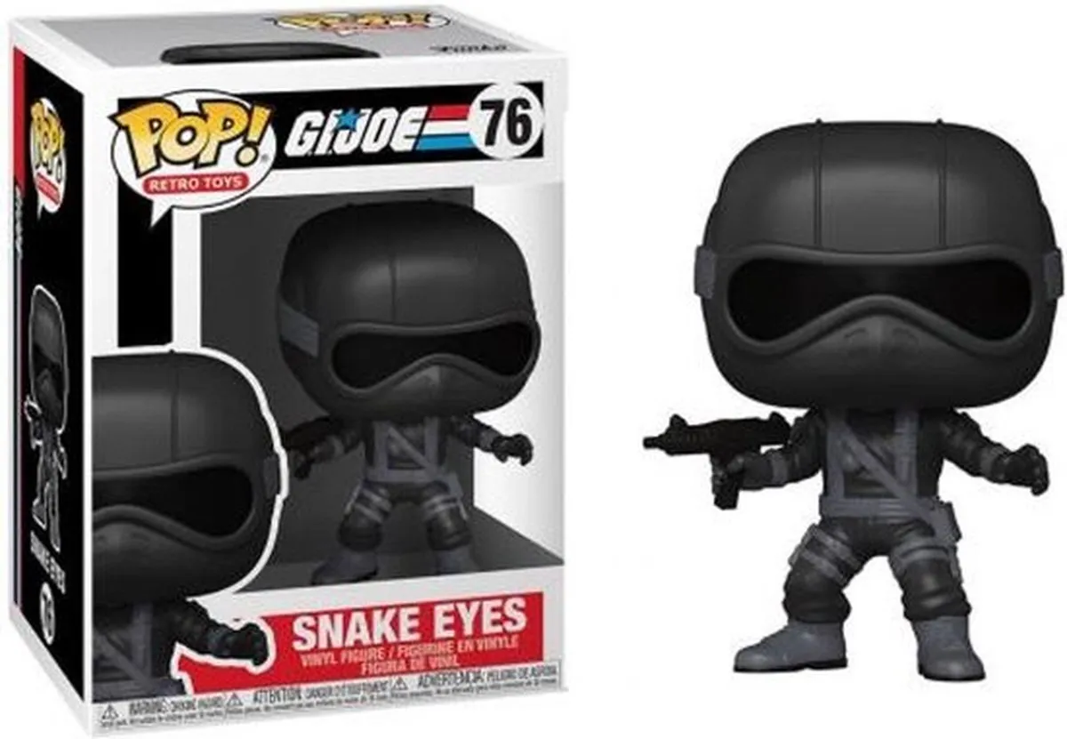 Funko G.I. Joe POP! Snake Eyes 55785 - Verzamelfiguur 9cm Grijs