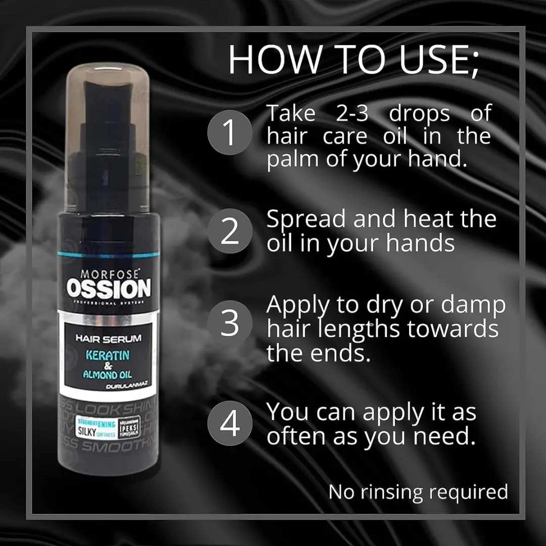 Morfose Hair Serum 75ml - Keratine & Amandelolie