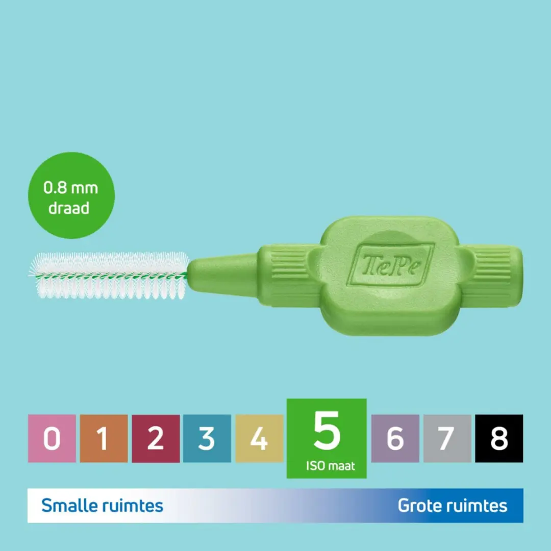 TePe Interdentale Ragers Original 0,8mm Groen - 36 Stuks