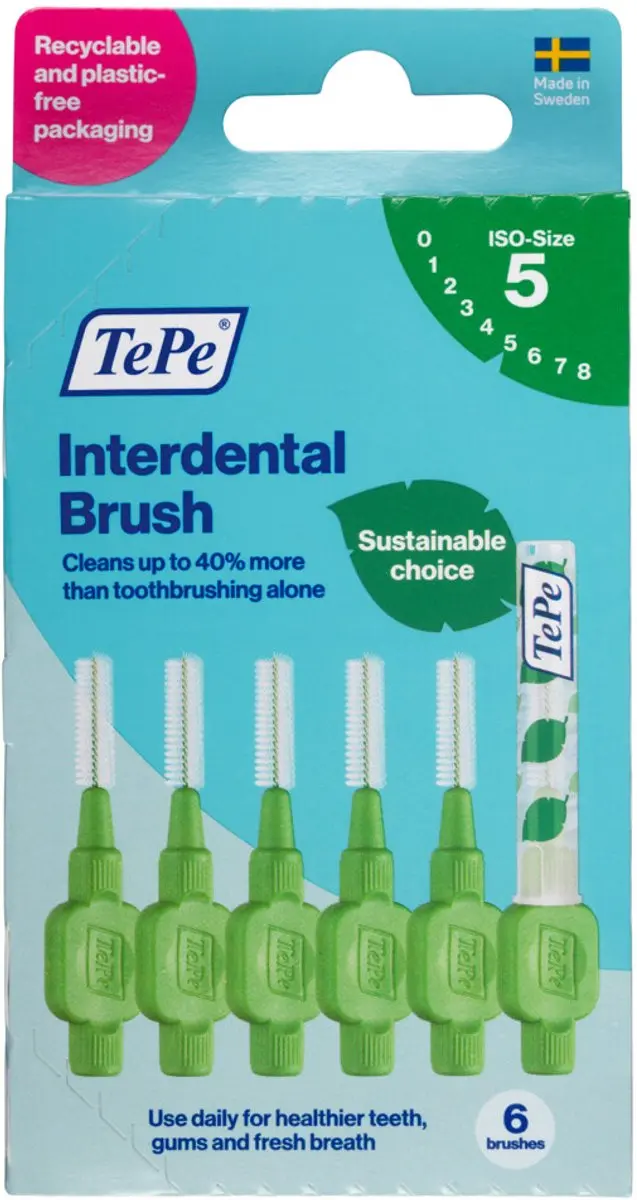 TePe Interdentale Ragers Original 0,8mm Groen - 36 Stuks