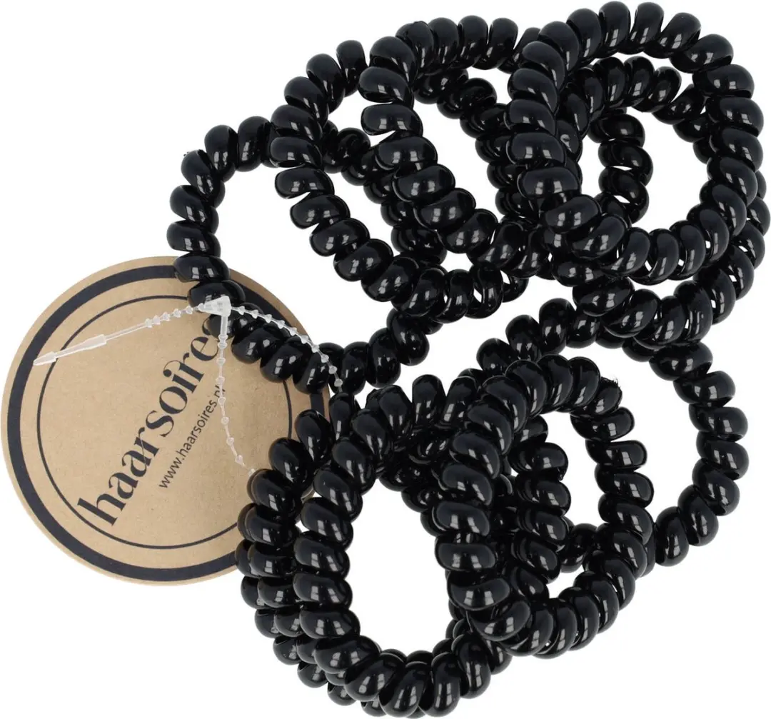 Haarsoires Invisibobble 5cm Haarelastieken - 10 Stuks - Zwart