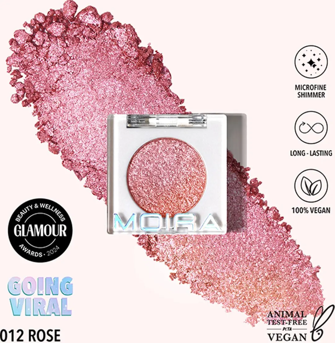 Moira Chroma Light Shadow Oogschaduw 1,4g - Roze