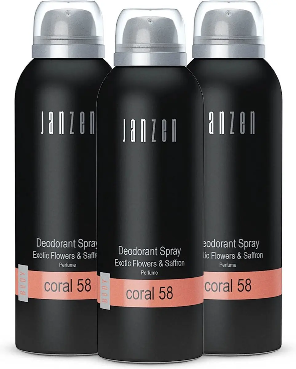 Janzen Deodorant Spray Coral 58
