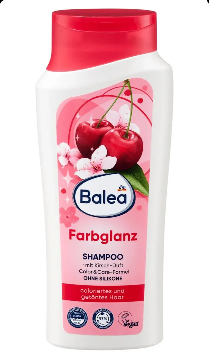 Balea Shampoo Glans 2x 300ml - Gekleurd haar