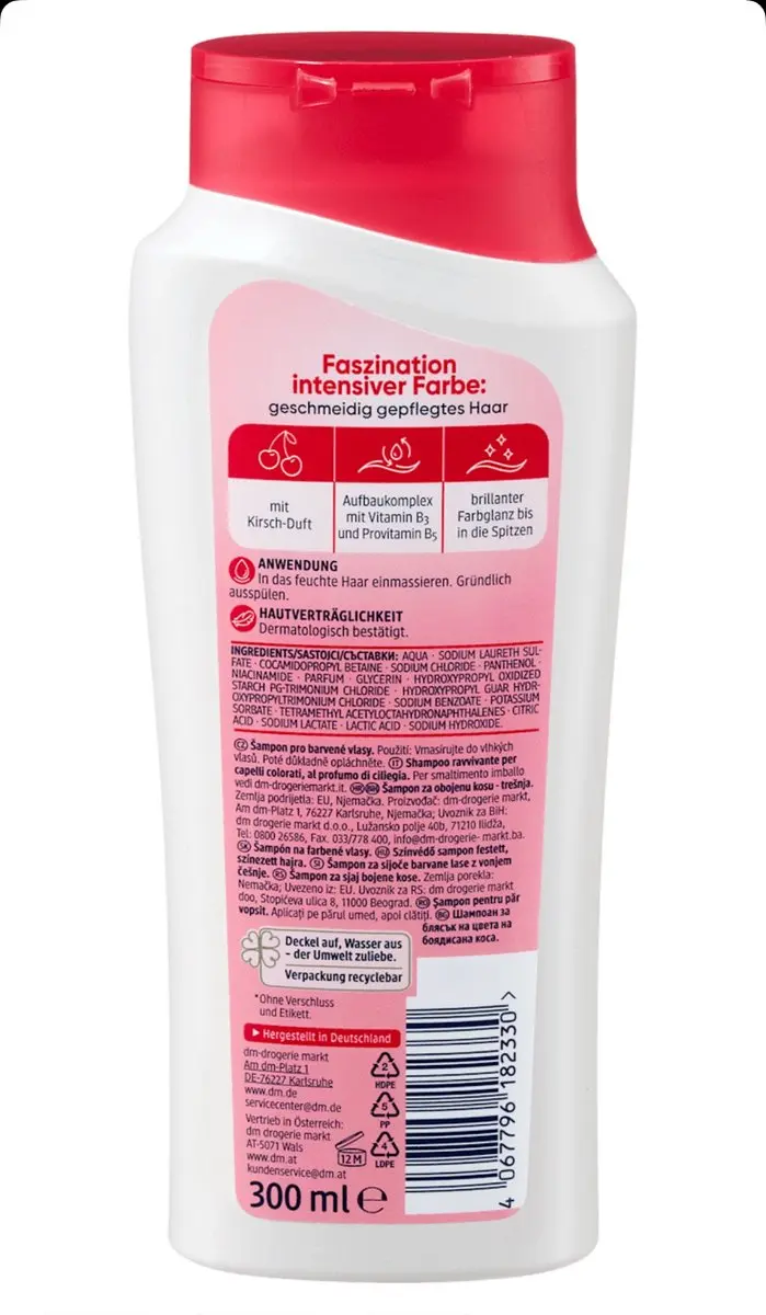 Balea Shampoo Glans 2x 300ml - Gekleurd haar