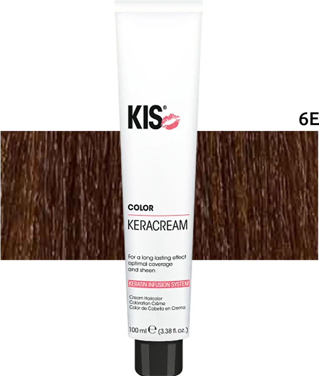KIS Haarverf 6E Donkerblond Espresso 100ml