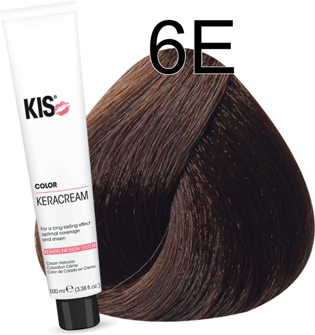 KIS Haarverf 6E Donkerblond Espresso 100ml