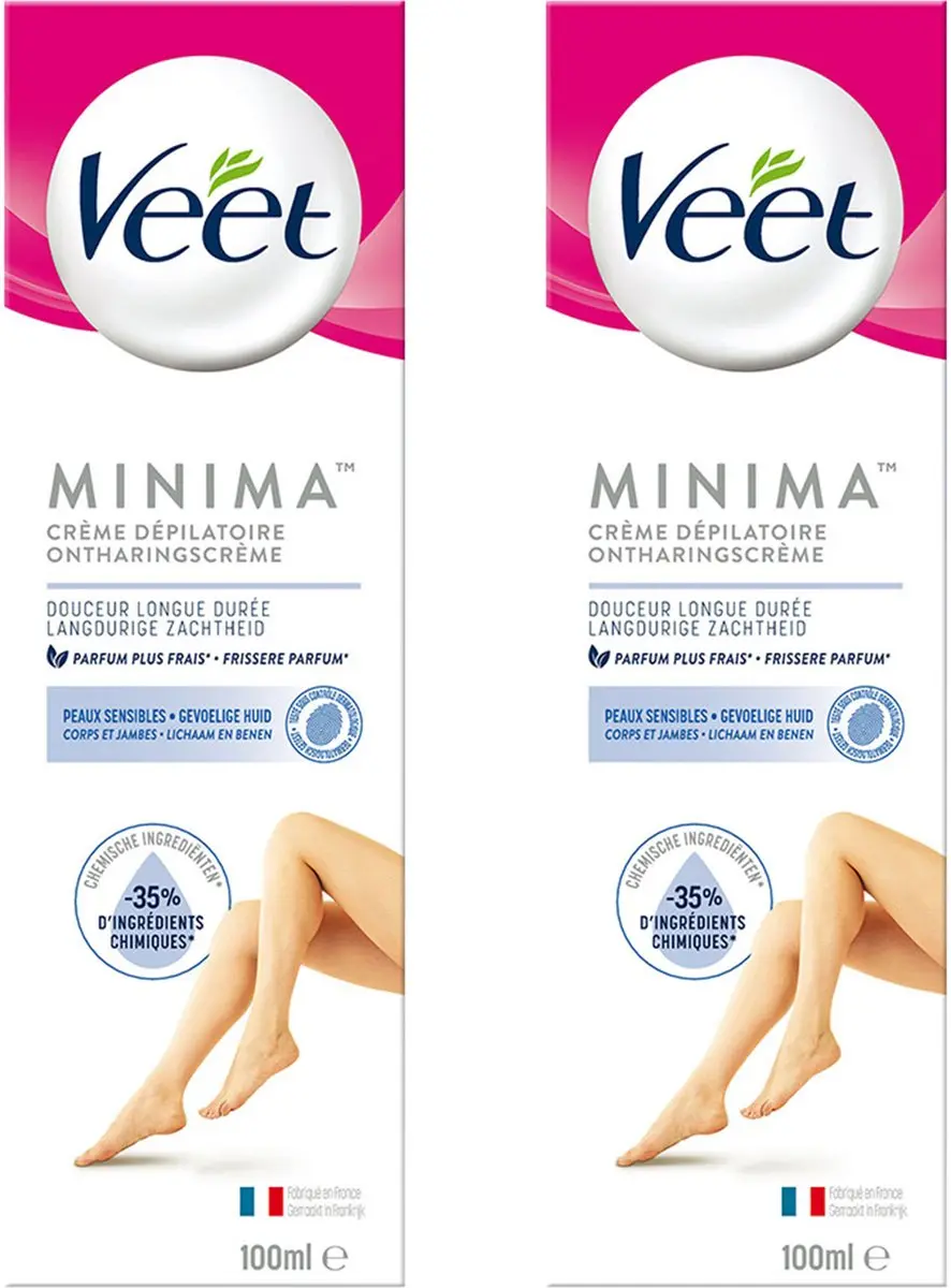 Veet Minima Ontharingscreme Gevoelige Huid 200ml