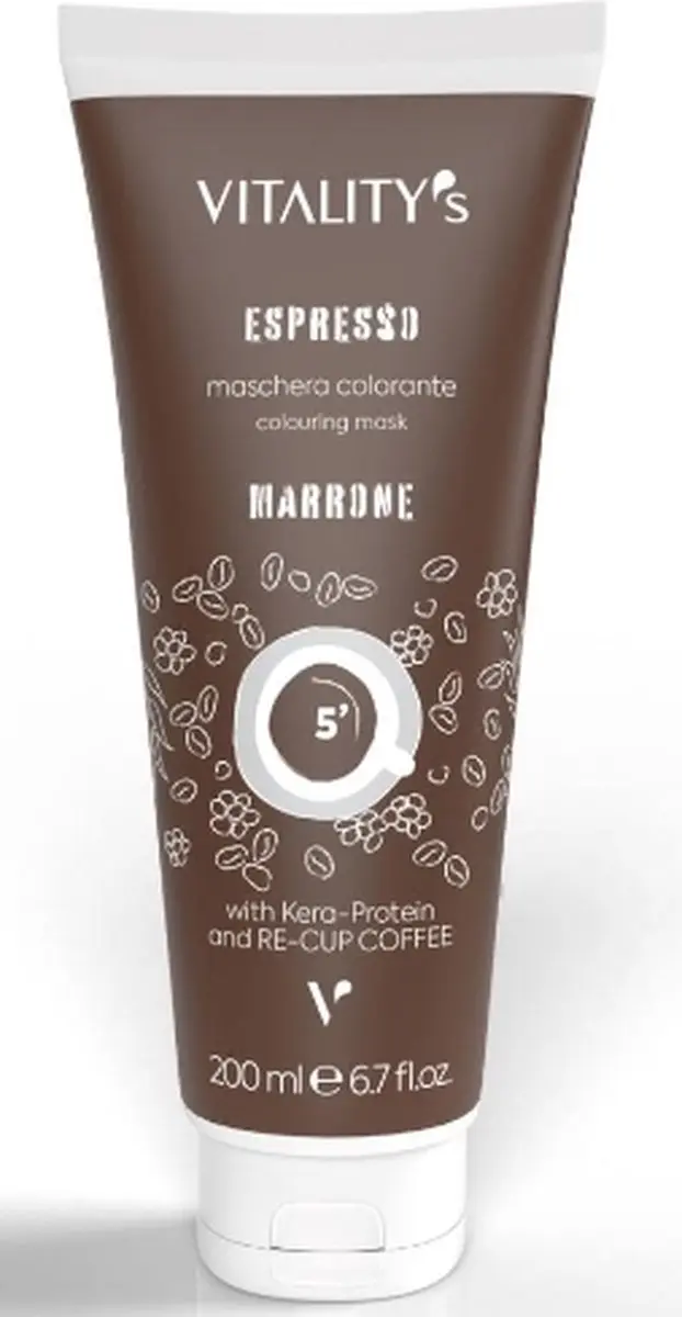 Vitality's Espresso Colouring Mask Bruin 200ml