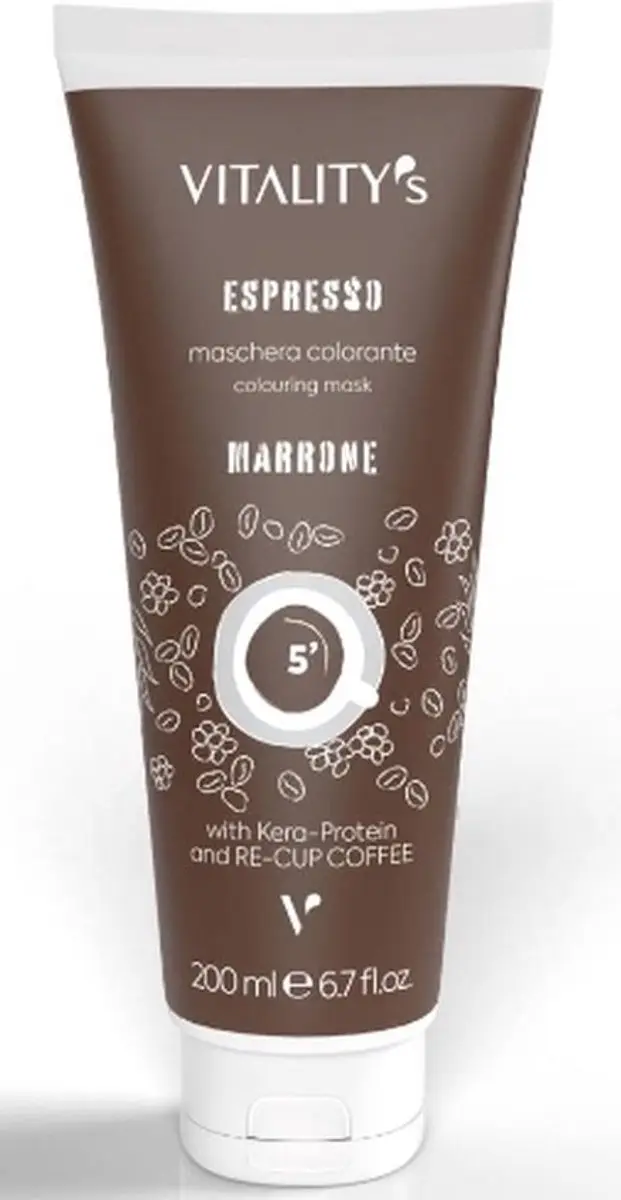 Vitality's Espresso Colouring Mask Bruin 200ml