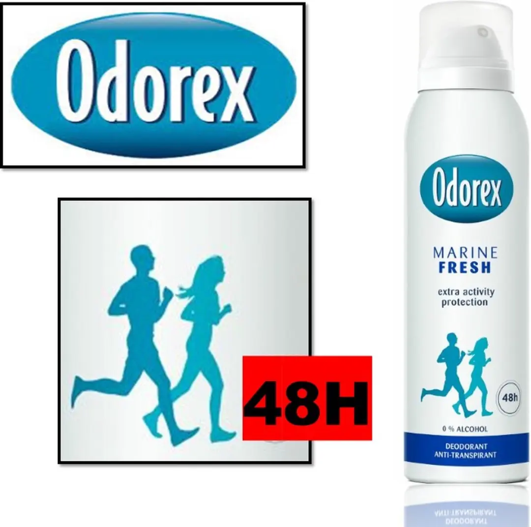 Odorex Marine Fris Deodorant Spray 6x150ml