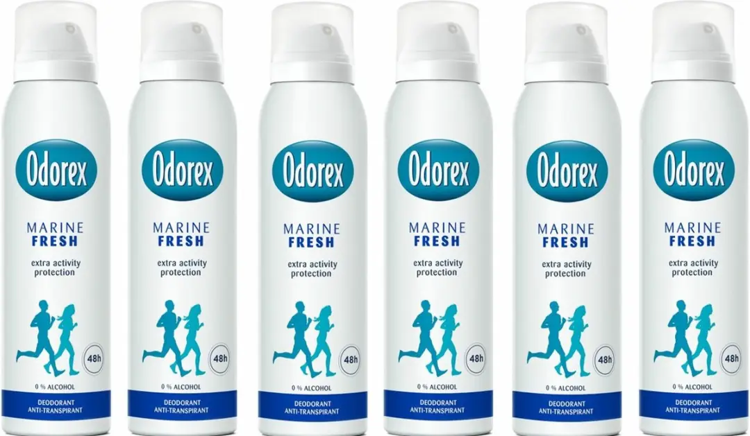 Odorex Marine Fris Deodorant Spray 6x150ml