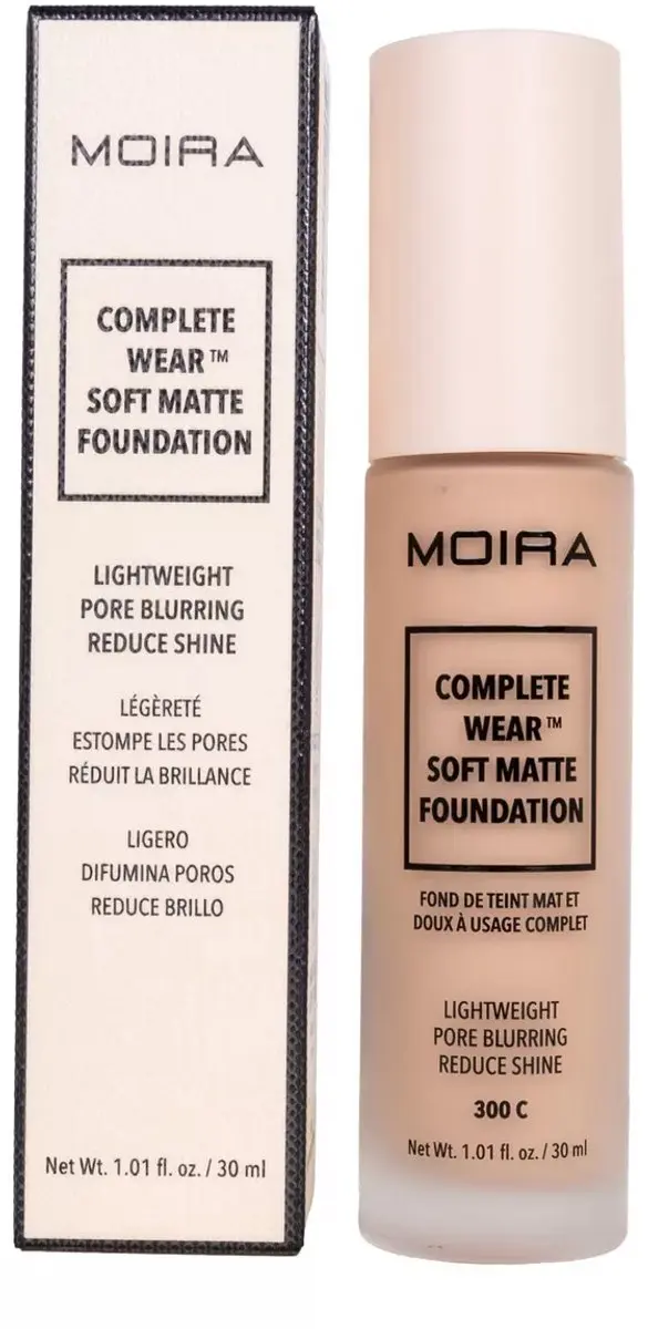 Moira Beauty Complete Wear Soft Matte Foundation 300C - 30ml
